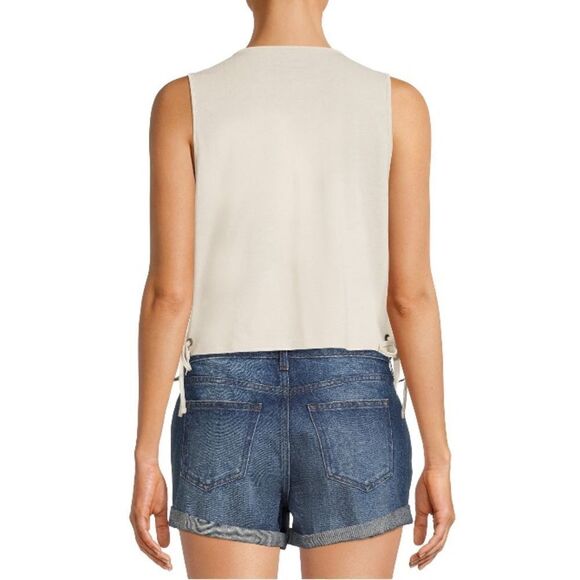 Women’s Juniors SpongeBob Tweety & Mickey Side Tie Knit Tank Tops 2-Pack Size 3X - Picture 7 of 11